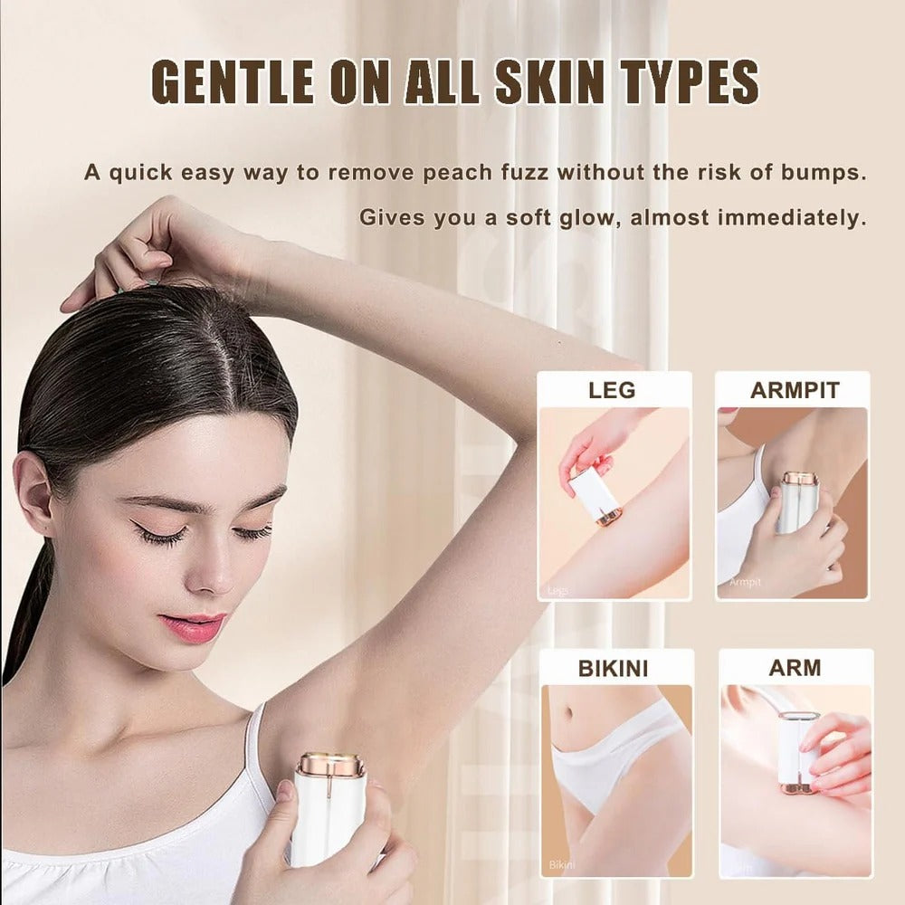 Electric Hair Removal Device, Women Painless Hair Remover Machine, Rechargeable Instant Sensor Light Device Shaver