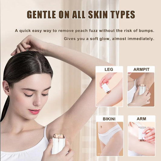 Electric Hair Removal Device, Women Painless Hair Remover Machine, Rechargeable Instant Sensor Light Device Shaver