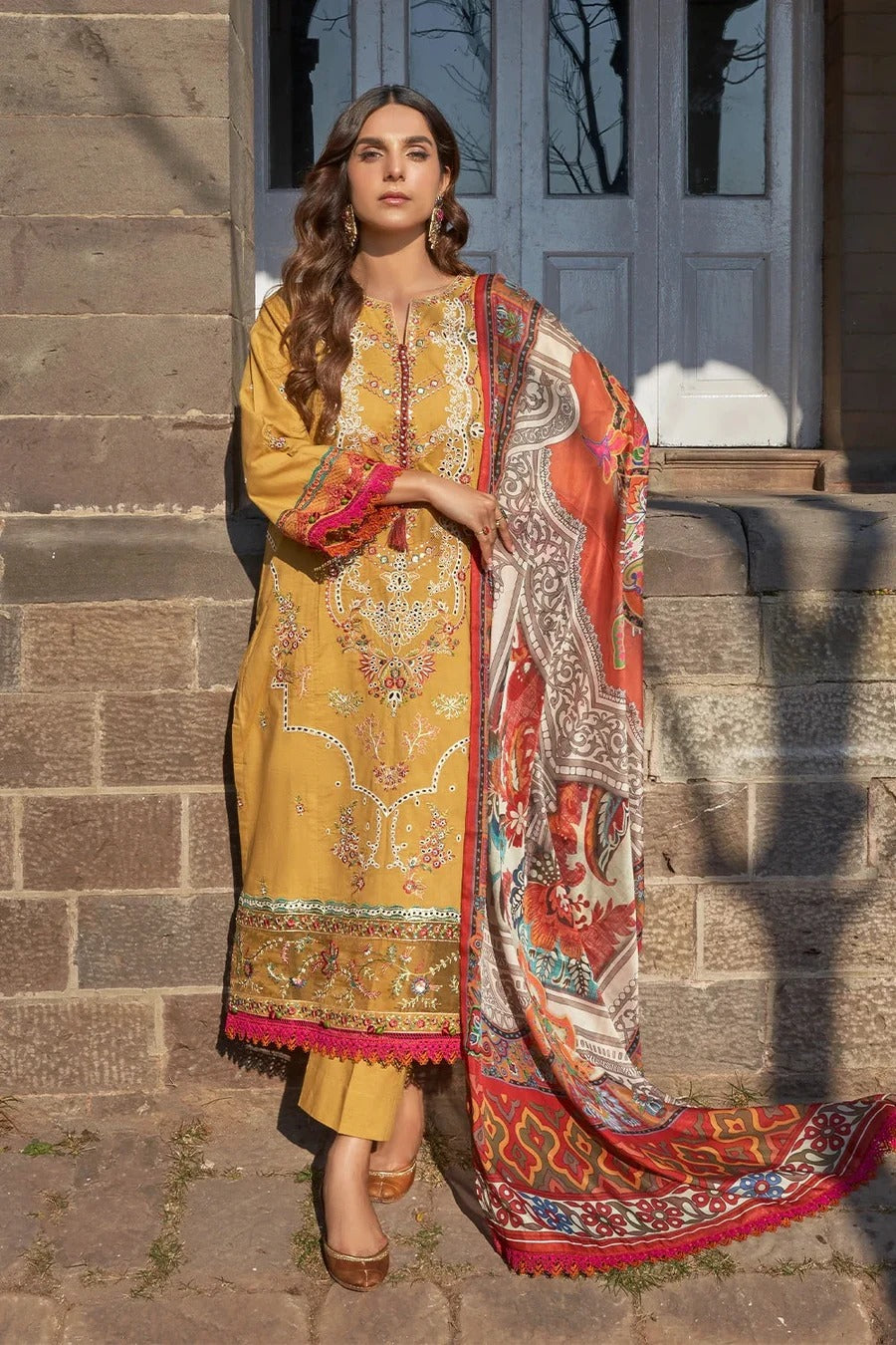 3PC Embroidered Unstitched Lawn Suit KSC-3142 – Khas Stores