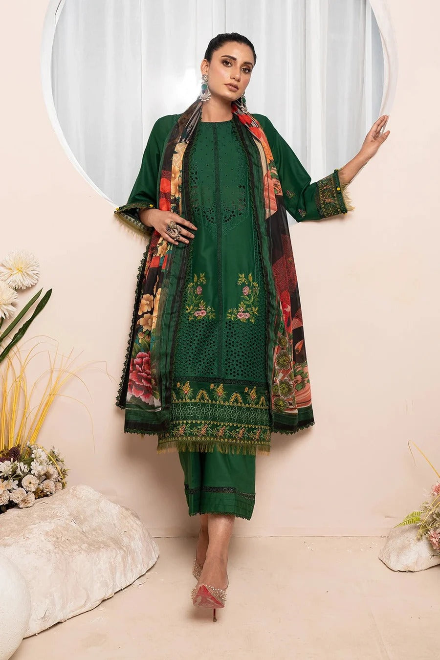 3PC Embroidered Unstitched Lawn Suit KSC-3149 – Khas Stores