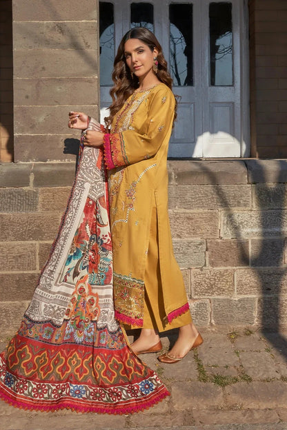 3PC Embroidered Unstitched Lawn Suit KSC-3142 – Khas Stores