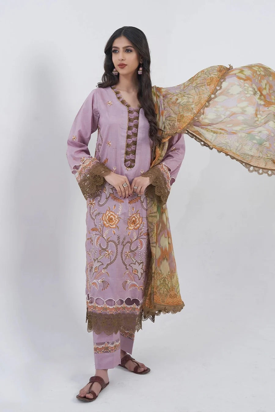 3PC Embroidered Unstitched Lawn Suit KCE-3167 – Khas Stores