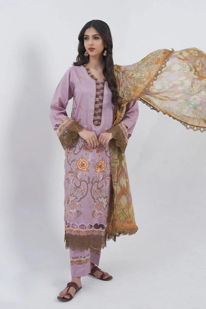 3PC Embroidered Unstitched Lawn Suit KCE-3167 – Khas Stores