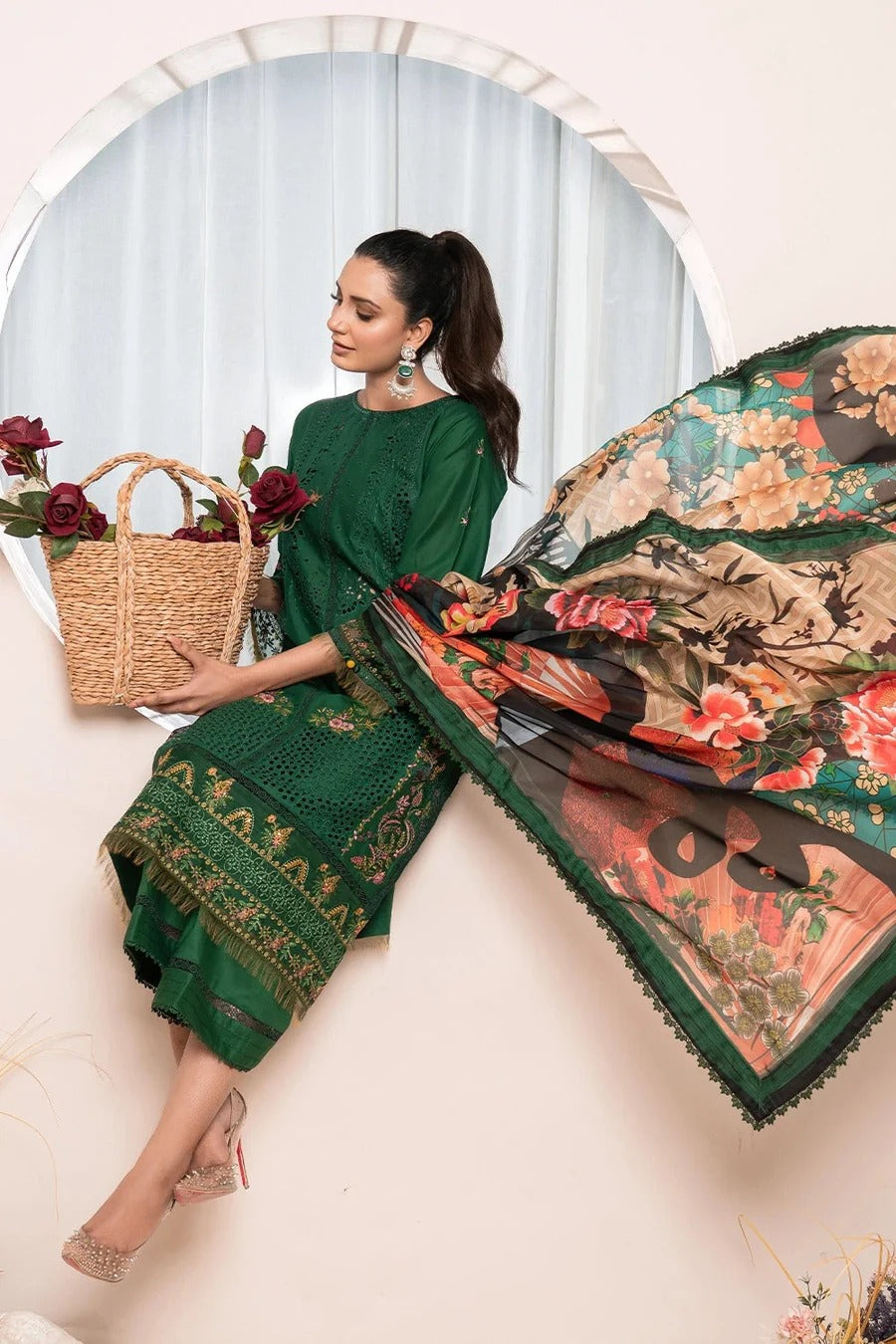 3PC Embroidered Unstitched Lawn Suit KSC-3149 – Khas Stores