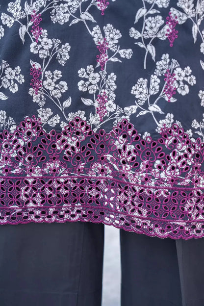 3PC Embroidered Unstitched Lawn Suit KL-2813 – Khas Store