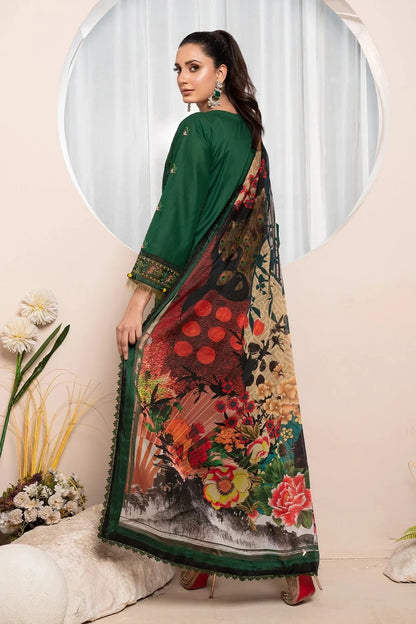 3PC Embroidered Unstitched Lawn Suit KSC-3149 – Khas Stores