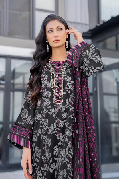 3PC Embroidered Unstitched Lawn Suit KL-2813 – Khas Store