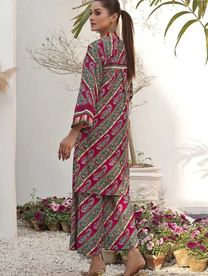 2PC Unstitched Printed Lawn Shirt and Trouser KST-2581 – Khas Stores