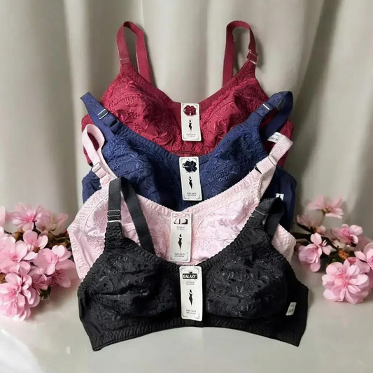 PACK OF 2 Breathable Special Comfortable Cotton Bra